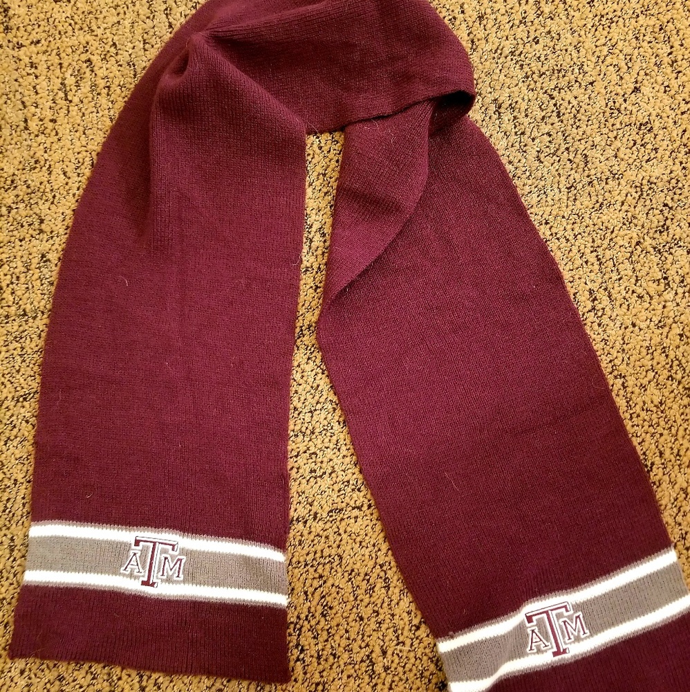 Maroon A&M scarf